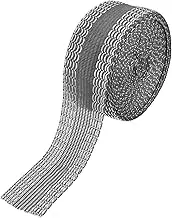 uxcell Iron-on Instant Hem Tape, 6 Yard No Sew Hemming Tape for Pants Washable Hem Adhesive Fabric Strips 1 Inch Fit for Clothes Curtain Pant Mouth - (1 Pack, Grey)