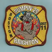 BOSTON ENGINE COMANY 29 FIRE PATCH BRIGHTON