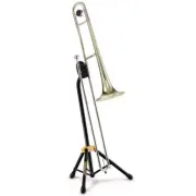 Hercules Tripod Base Holder Metal Music Stand f/ Trombone Musical Instrument BLK