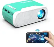 Mini Projector Wifi Home Theater Portable Projector, Phones Can Be Connected to