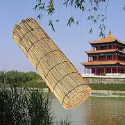 Bamboo Privacy Fencing,Bamboo Fence,Pool Privacy Screen,Bamboo Screen,Natural Reed Fencing,Garden Fence, for Backyard or Patio, Can Be Customized Size (Size : 120cmx 700cm(3.9ftx23ft))