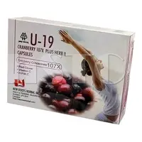 在飛比找PChome24h購物優惠-U-19 CRANBERRY 蔓越莓二代膠囊 60粒/盒
