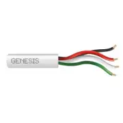 Genesis 21045801 22/4 Stranded Unshielded Cable, Riser, CMR, FT4, 250' (76.2 m)