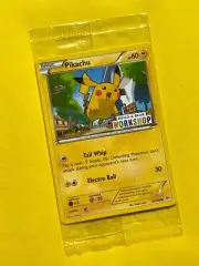 Build a Bear Pokemon Card Pikachu Promo Trading Card TCG SEALED NEW