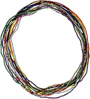 [LIFKOME] 10Pcs Beach Waist Chain for Women Colorful Beaded Body Chain Jewelry Elastic Waist Decoration for Parties Bikini Shows Festive Occasions Chic Design for Stylish Look