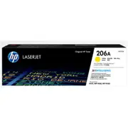 HP 206A Toner Cartridge - Yellow 1250 Pages - for HP Colour LaserJet Pro MFP M282nw / MFP M283fdn / MFP M283fdw Printer [W2112A]