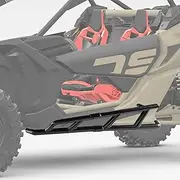 SAUTVS Nerf Bars Rock Sliders for Can Am X3 Turbo R RR 17-23, Combined Side Bumper Protector Guard Side Steps Nerf Bars Tree Kickers for Can-Am Maverick X3 Turbo R RR 2017-2023 Accessories -2 Seaters
