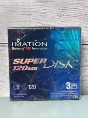 NEW Sealed BOX of 3 IMATION SUPER DISK LS 120MB Diskettes