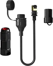 Starlink Ethernet Adapter, Starlink Gen 3/Mini Cable SPX to RJ45 Adapter Connector for Starlink Mini/Starlink Standard V3 (Rev.4) Dishy and Router Accessories Waterproof-1 Pack