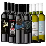 12x Mixed Red White Wine 750ml 2022 SA Shiraz Pinot Grigio -2L2Z2A2LK2M2F