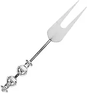 VALICLUD Beadable Stainless Steel Fruit Fork DIY Design for Elegant Table Settings for Appetizers Desserts Entertaining Unique Kitchen Cutlery for Home Restaurant Use