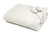 Jason Fully Fitted Single Bed Washable Warm Electric Blanket Home Bedding White