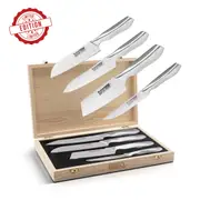 KlevaCut® LIMITED EDITION 4 Piece Premium Knife Set With BONUS Bamboo