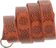 [Baluue] Medieval Decorative Belt for Cosplay Retro Performance Sword Holder Renaissance Party Costume Accessory Faux Design present for History Enthusiasts
