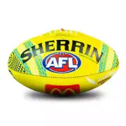 Sherrin Official AFL 2024 SDNR Indigenous Leather Official Game Football size 5