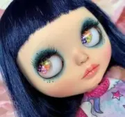 custom hasbro inc tomy quirky pixie blythe doll with custom eye chips l