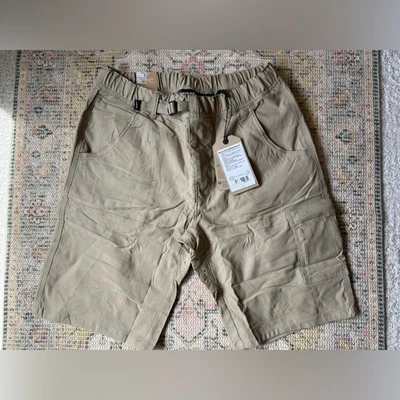 Prana Stretch Zion Elastic Wasit Shorts Men’s size small in Sandbar tan