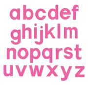Sizzix Bigz 3 1/2" Block Lowercase alphabet 23 die Set #A10081 Retail $499.99