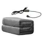 Electric Throw Blanket Machine Washable USB 3 Levels Heated