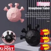 Finger Grip Hand Exerciser Stress Relief Grip Ball Wrist Strengthener Trainer VP