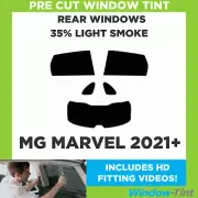 Pre Cut Window Tinting Film for MG Marvel 2021+ 35% Light Rear Car Tint Kit Tint