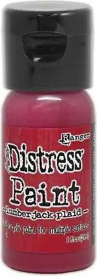 Tim Holtz Distress Paint Flip Top 1oz-Lumberjack Plaid