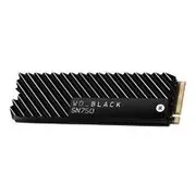 WD Black SN750 500GB NVMe M.2 (2280) PCIe 3x4 3D NAND SSD - with Heatsink