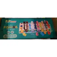 在飛比找蝦皮購物優惠-KiKimmy木製對數釣魚玩具組 (全新品)