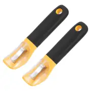 2pcs Stainless Steel Corn Peeler Corn Stripper Tool for Corn on the Cob, Silver
