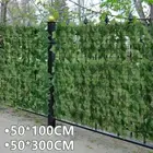 Artificial Green Leaf Hedge Privacy Screen Protector Garden Wall-·