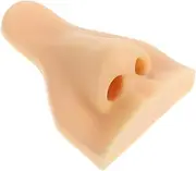 GANAZONO Nose Model for Piercing Practice Flexible Fake Face for Training Posing Highly Simulated Soft Skin Touch Easy to Carry Durable for Nose Piercing
