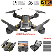 RC Drone WIFI FPV 4K HD Dual Camera Obstacle Avoidance Foldable Quadcopter