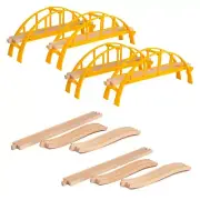 NEW no box 4 14" Long Arch Bridge for Wooden Railway compatible Thomas BRIO IKEA