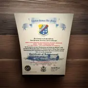 U.S.A.F. / AIR FORCE 67TH RECONNAISSANCE WING - CERTIFICATE OF ACHIEVEMENT