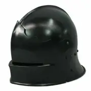 18 Gage Steel Medieval German Sallet Helmet Knight Wearable Armor Helmet PO11