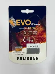 New Samsung EVO microSDXC Memory Card 64GB MB-MP64HA/AM