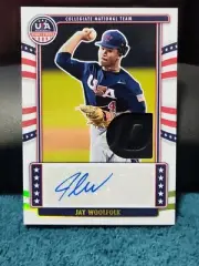 11 Card Lot 2024 Panini USA Baseball Jay Woolfolk Patch Auto Gold #/10