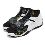 NIKE 籃球鞋 JORDAN ZION 2 PF  MULTI 男鞋 黑 白 塗鴉 DO9068-003 US10