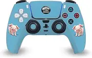 Official Animal Club International Pig Faces Vinyl Faceplate Sticker Gaming Skin Decal Cover Compatible with Sony Playstation 5 PS5 DualSense Controller