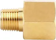 NPT Brass Connector - Hose Adapter Convert Thread Brass Reducer Pipe Adapter | Brass Pipe Fitting Adapter Heat Resistant All Purpose NPT Brass Fitting for Car Truck