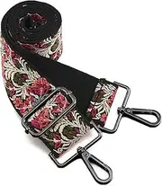 [ZOOEASS] Nickel Buckles Wide Shoulder Strap Adjustable Replacement Belt Gun Buckles Guitar Style Crossbody Bag Strap