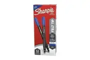 Sharpie Pen Fineliner Blu Box of 12 Blue 1742664