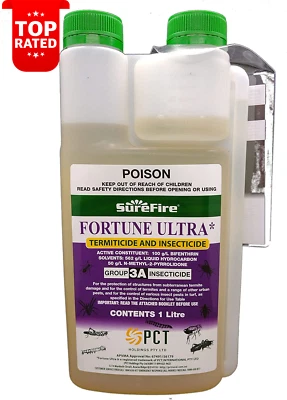 Fortune Ultra Bifenthrin Termite Insect Ant Spray 1L Effective Pest Control