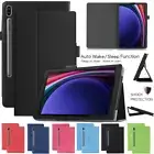 Flip Leather Case For Samsung Galaxy Tab S9 Plus S8 S8+ S7+ S7 FE Tablet Cover