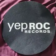 Yep Roc Records- Turntable Slipmat - 12" Black Felt