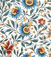 XYMZR Hand Draw Flowers Seamless Dishwasher Magnet Cover Decorative Refrigerator Magnet Cover Magnetic Sticker Dishwasher Door Panel Cover Fridge Appliance Magnet Decal Sheet Kitchen Decor 23x26 inch