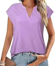 [SHEKINI] Women's Blouse Summer Elegant V-Neck Shirt Women's Sleeveless Tunic Shirt Top Chiffon Tops Casual Shirts Blouses
