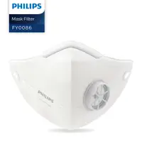 在飛比找PChome24h購物優惠-【PHILIPS飛利浦】智能口罩濾心5入(行動濾淨x裸感呼吸