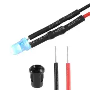 20Set DC12V 3mm Pre Wired LED with Holder Ice-Blue Light Lens 6mm Panel Mount