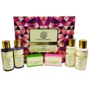 Low Cost Khadi Natural Gift Box set of 6 Cleanser Body Wash Moisturizer Soap